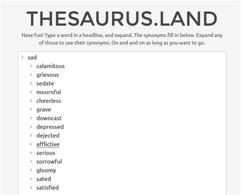 websites like thesaurus.